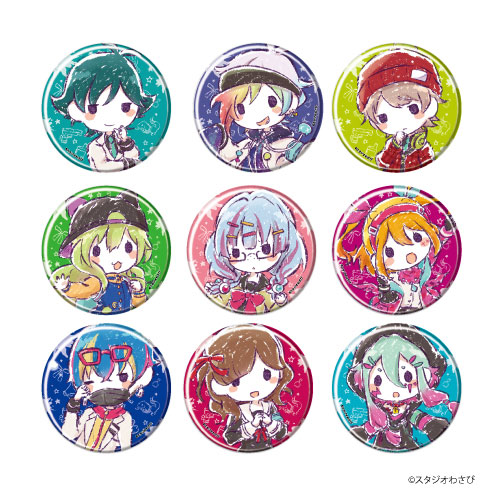 イブプロジェクト　グラフアート　缶バッジ　9種セット 缶バッジ「イブプロジェクト」03/グラフアート 9個入りBOX[A3