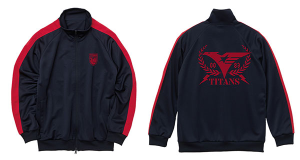 機動戦士Zガンダム ティターンズ ジャージ/NAVY×RED-XL