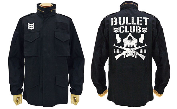 新日本プロレスリング BULLET CLUB M-65ジャケット/BLACK-XL[コスパ]