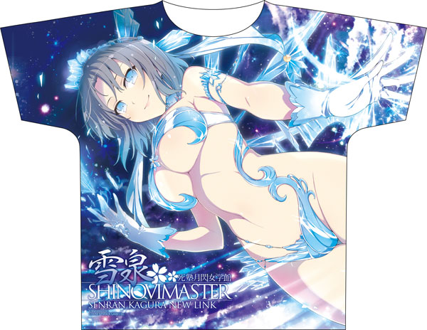 シノビマスター 閃乱カグラ NEW LINK フルグラフィックTシャツ 雪泉