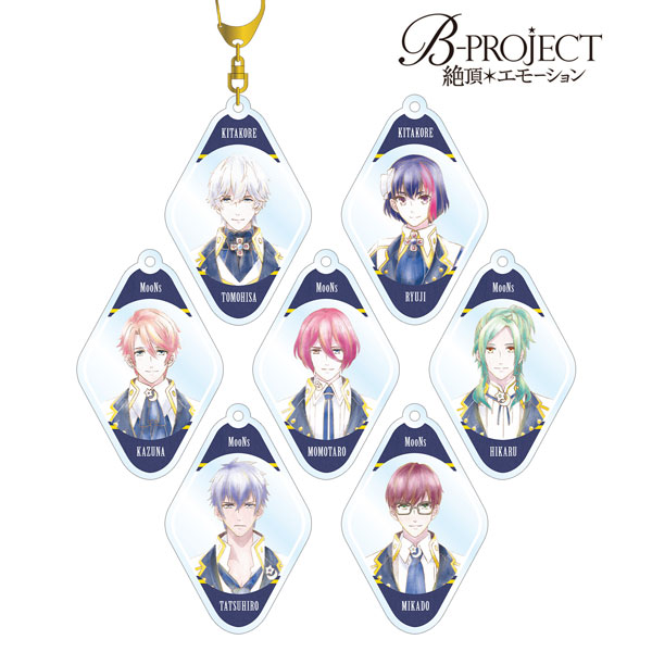 B-PROJECT～絶頂*エモーション～ トレーディング Ani-Art アクリルキーホルダー vol.2 ver.A 7個入りBOX[アルマビアンカ]《在庫切れ》