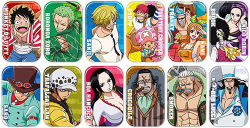 劇場版『ONE PIECE STAMPEDE』 まるかくカンバッジ 12個入りBOX