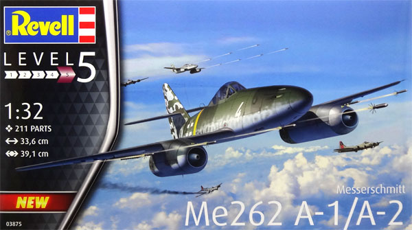 1/32 メッサーシュミットMe262 A-1 ジェット戦闘機 プラモデル[ドイツ