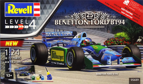 1/24 ベネトン フォード B194 25周年記念キット プラモデル