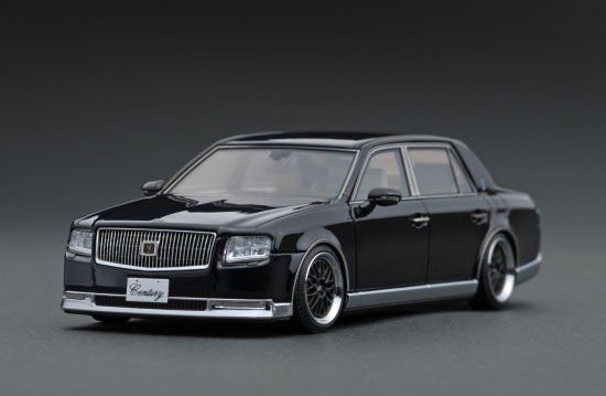 1/43 Toyota Century (UWG60) Black ※BB-Wheel[イグニッションモデル]《在庫切れ》