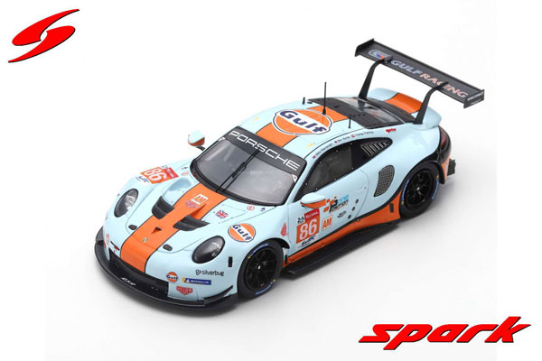 正規通販 911 Porsche 1/43 RSR M 2019 Mans Le 24H Racing Gulf No.86 レーシングカー