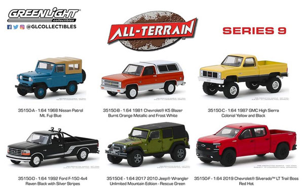 1/64 All-Terrain Series 9 6種セット[グリーンライト]《在庫切れ》