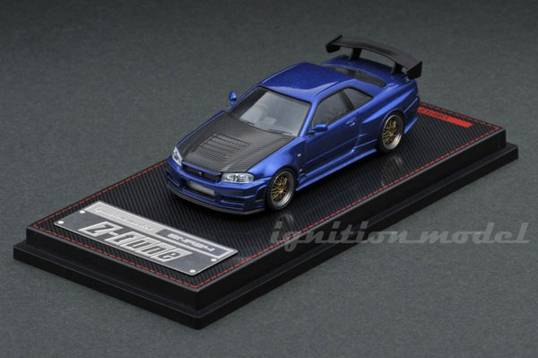1/64 Nismo R34 GT-R Z-tune Blue Metallic[イグニッションモデル