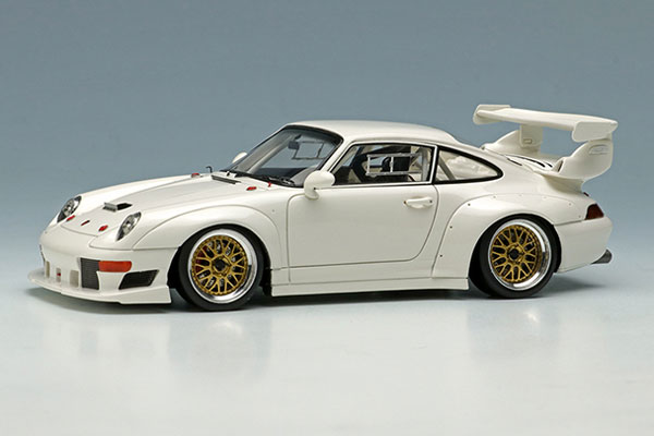 1/43 ポルシェ 911(993) GT2 EVO 1996 ホワイト[メイクアップ]【送料無料】《在庫切れ》