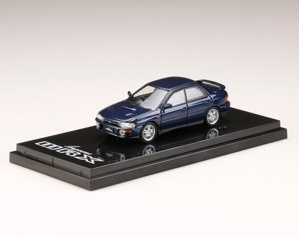特価人気Hobby JAPAN スバル インプレッサ WRX タイプR STIバージョン 1/18 ミニカー ブルー GC8 乗用車