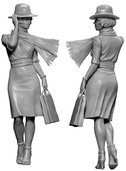 1 24 フランソワーズ1930年スタイル デンジャラスカーブスシリーズ プラモデル マスターボックス 在庫切れ