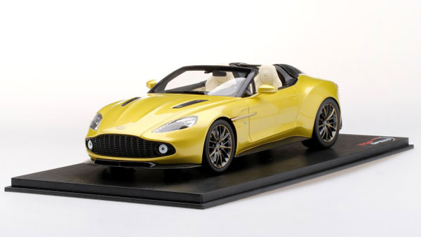 ミニカー　1/18 アストンマーチン ヴァンキッシュ ザガート(コスモポリタンイエロー) 「TOP SPEEDシリーズ」 [TS0191] ヨドバシ.com - トップスピード TS0191 1/18 アストンマーチン