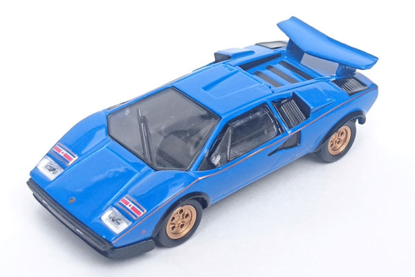 ブンカオリジナル 1/64 ランボルギーニ カウンタック LP500S ブルー[京商]《在庫切れ》