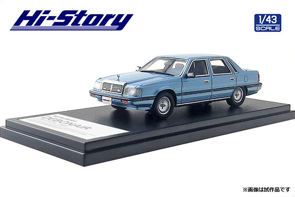 Hi-Story 1/43 三菱デボネアV3000ロイヤル コズミックブルー 1/43 MITSUBISHI DEBONAIR V 3000 ROYAL (1987) スーパー