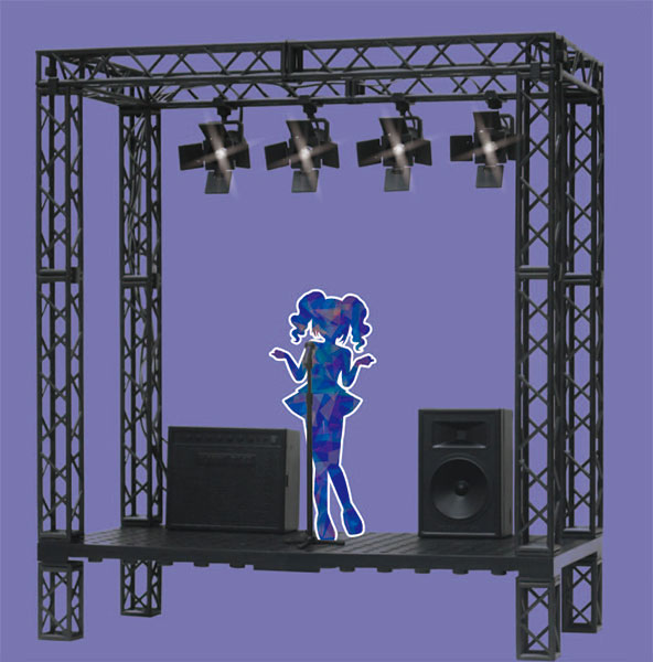 プレミアムパーツコレクション ライブステージセット ブラック[ホビー