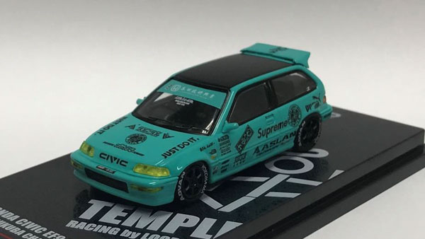 1/64 Honda シビック EF9 K-ASLAN アタック筑波2018[INNO Models