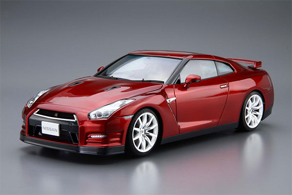 ザ・モデルカー No.3 1/24 ニッサン R35 GT-R ピュアエディション’14 プラモデル（再販）[アオシマ]《１１月予約》
