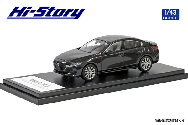 1/43 MAZDA3 SEDAN (2019) ジェットブラックマイカ[ハイ