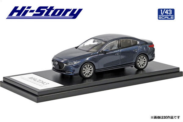1/43 MAZDA3 SEDAN (2019) ディープクリスタルブルーマイカ[ハイ