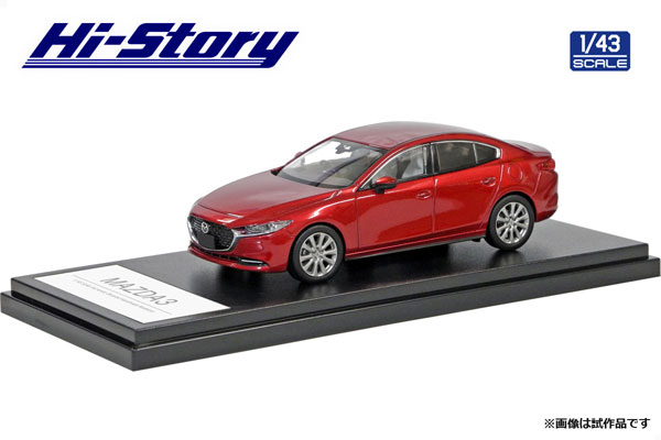 1/43 MAZDA3 SEDAN (2019) ソウルレッドクリスタルメタリック[ハイ