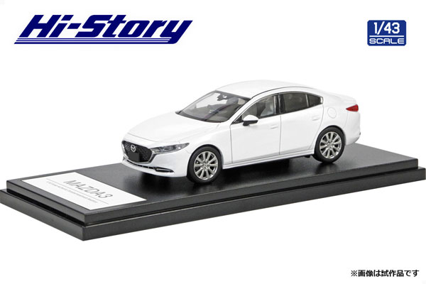 1/43 MAZDA3 SEDAN (2019) スノーフレイクホワイトパールマイカ[ハイ