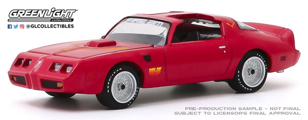 1/64 1979 Pontiac Firebird“Fire Am”by Very Special Equipment (VSE) - Red with Hood Bird[グリーンライト]《在庫切れ》