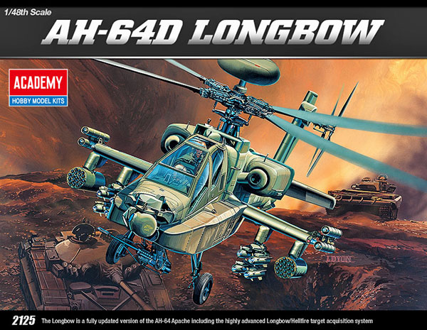 1/48 AH-64D アパッチロングボウプラモデル[アカデミー]《在庫切れ》