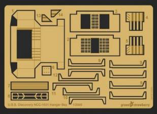 1/2500 USS ディスカバリー NCC-1031 格納庫[グリーンストロベリー]《在庫切れ》