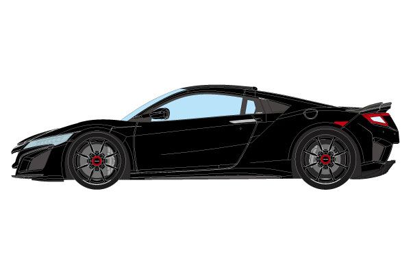 1 43 ホンダ Nsx Nc1 オプションホイール 16 ベルリナブラック インテリア アイボリー ブラック メイクアップ 送料無料 在庫切れ