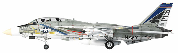 凄！プラモデル 第6弾  1/72 アメリカ海軍 F-14A トムキャット“VF-143 プーキン・ドッグズ” プラモデル