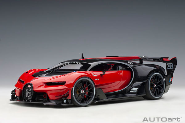 1/18 ブガティビジョン 1/18 ブガッティ ビジョン グランツーリスモ (レッド/ブラック