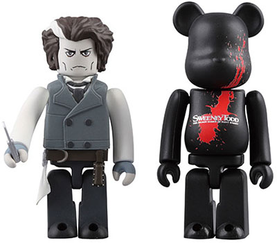 キューブリック No.240 BE@RBRICK No.000S SWEENEY TODD KUBRICK & BE@RBRICK SET