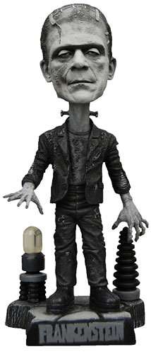 ユニバーサル・モンスター ヘッドノッカー フランケンシュタイン 白黒 