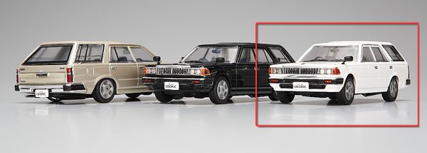 ダイキャストミニカー 1/43 Y30セドリックバン 後期型 Deluxe（ピュア