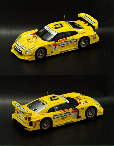 1/43スケール トミカエブロ Yellow Hat YMS TOMICA GT-R