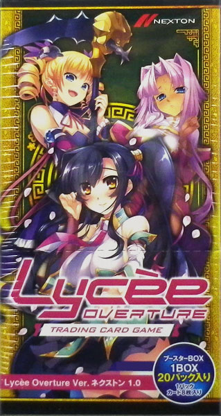 【特典】リセ Lycee オーバーチュア Ver.ネクストン 1.0 ブースターパック 16BOX入りカートン[ムービック]【同梱不可】【送料無料】《在庫切れ》