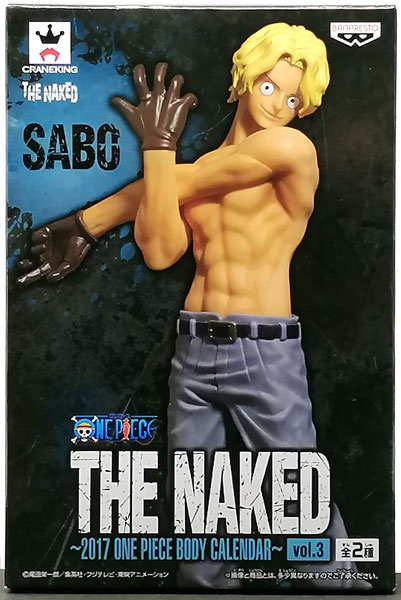 ワンピース The Naked 17 One Piece Body Calendar Vol 3 サボ B プライズ