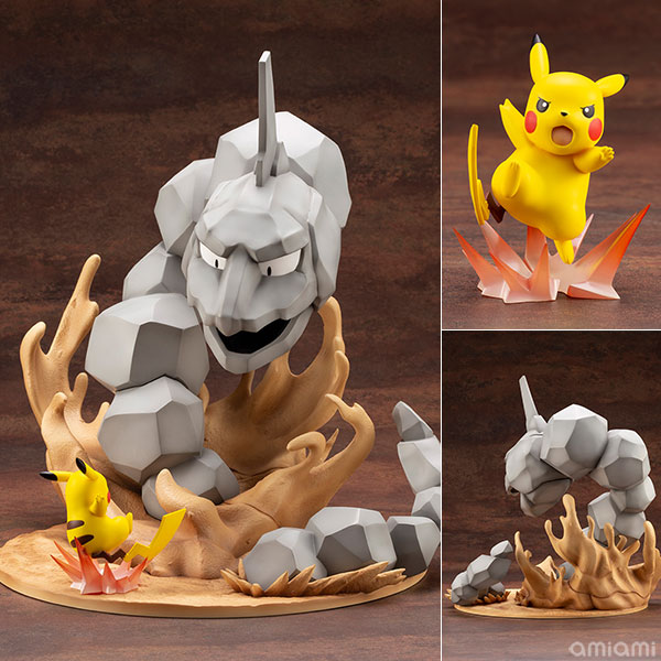 ARTFX J 『ポケットモンスター』シリーズ イワーク VS. ピカチュウ 1/8