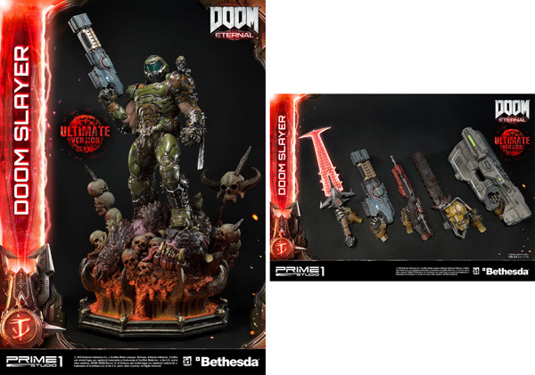 【前入金 銀行振込のみ】DOOM Eternal： ドゥームスレイヤー 1/3 UT スタチュー[プライム1スタジオ]【同梱不可】【送料無料】《在庫切れ》