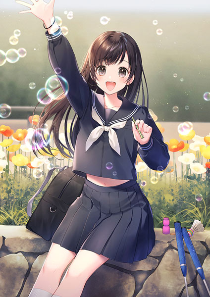 GAKAKUコレクション「セーラー服のまんなか」複製原画39 ももしき[GAKAKU]【送料無料】《在庫切れ》