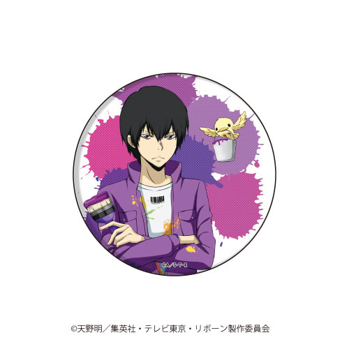 家庭教師ヒットマンREBORN　缶バッジ　雲雀恭弥 家庭教師ヒットマンREBORN！ だけ缶 雲雀恭弥だけトレーディング