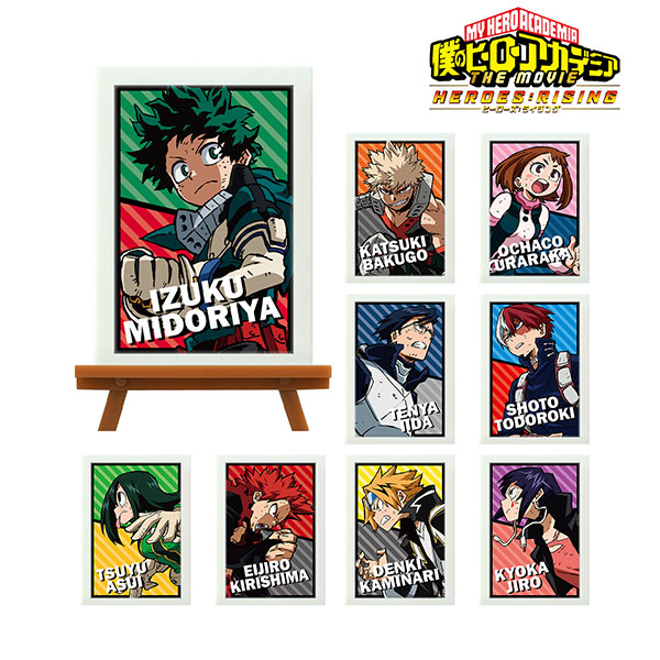 僕のヒーローアカデミア THE MOVIE ヒーローズ：ライジング トレーディングミニアートフレーム 9個入りBOX[アルマビアンカ]《在庫切れ》