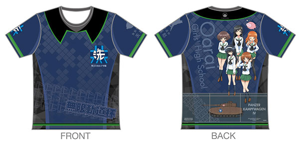 ガールズ＆パンツァー 最終章 ツーリングTシャツ 大洗女子学園Ver. (XL)[AURORA]《在庫切れ》