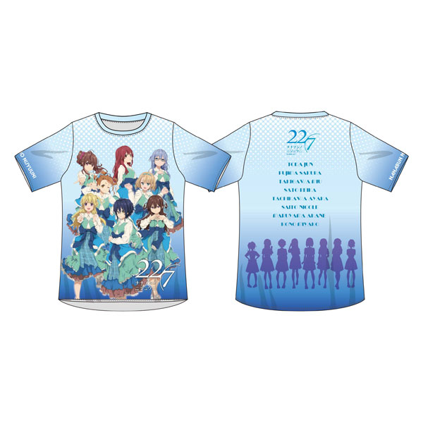 ナナブンノニジュウニ tシャツ 22/7 ナナブンノニジュウニ フルグラTシャツ B[ジェットシステム