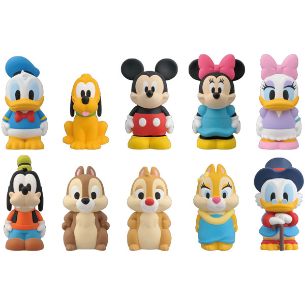 ミッキー＆フレンズ ソフビパペットマスコット 10個入りBOX[エンスカイ