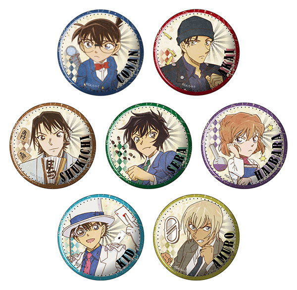 名探偵コナン ヴィンテージシリーズ Vol.2 缶バッジ 7個入りBOX[ツインクル]《在庫切れ》