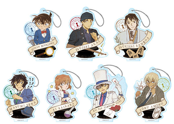 名探偵コナン ヴィンテージシリーズ Vol.2 アクリルキーチェーン 7個入りBOX[ツインクル]《在庫切れ》