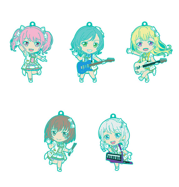 BanG Dream！ ねんどろいどぷらす トレーディングラバーストラップ Pastel*Palettes 5個入りBOX[グッドスマイルカンパニー]《在庫切れ》