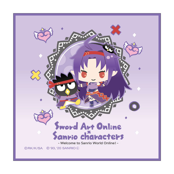 ソードアート・オンライン×サンリオキャラクターズ ミニタオル ユウキ×バッドばつ丸[コンテンツシード]《在庫切れ》