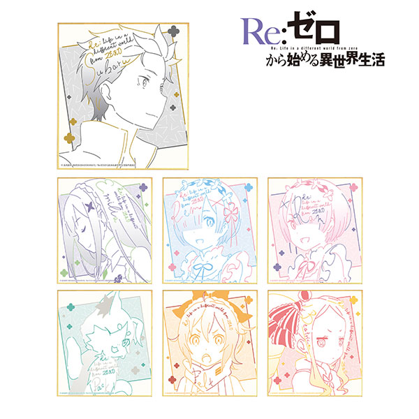 Re：ゼロから始める異世界生活 トレーディング lette-graph ミニ色紙 7